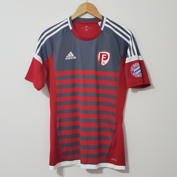 Adidas Penn Fusion Soccer Academy FC Bayern Munchen Patch Soccer Jersey Small - Picture 1 of 8